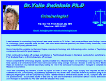Tablet Screenshot of dryolieswinkelscriminologist.com